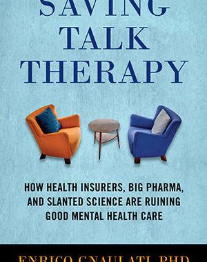 Image of Saving Talk Therapy book cover.